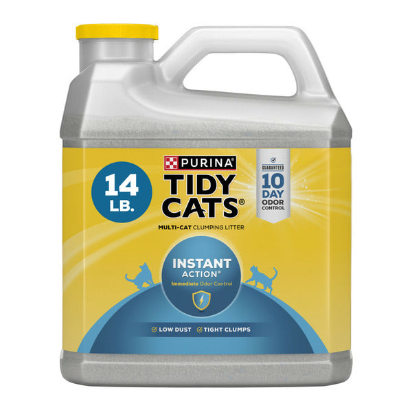 Purina Tidy Cats Clumping Cat Litter, Instant Action Multi Cat Litter  DestGlow