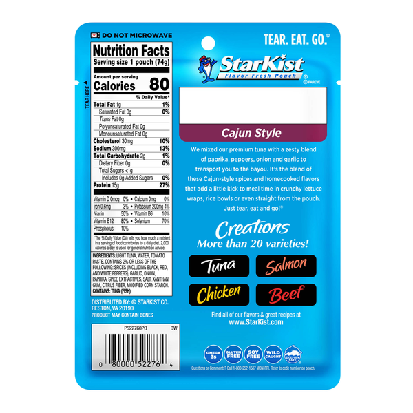 StarKist Cajun Style Tuna  DestGlow