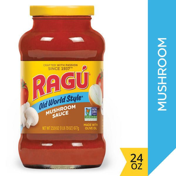 Ragu Old World Style Mushroom Sauce, 24 oz  DestGlow