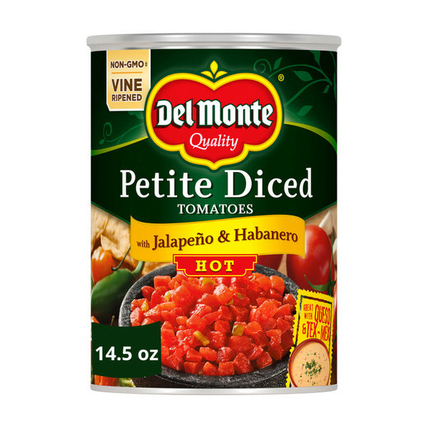 Del Monte Petite Diced Tomatoes with Jalapeno &amp; Habanero  DestGlow