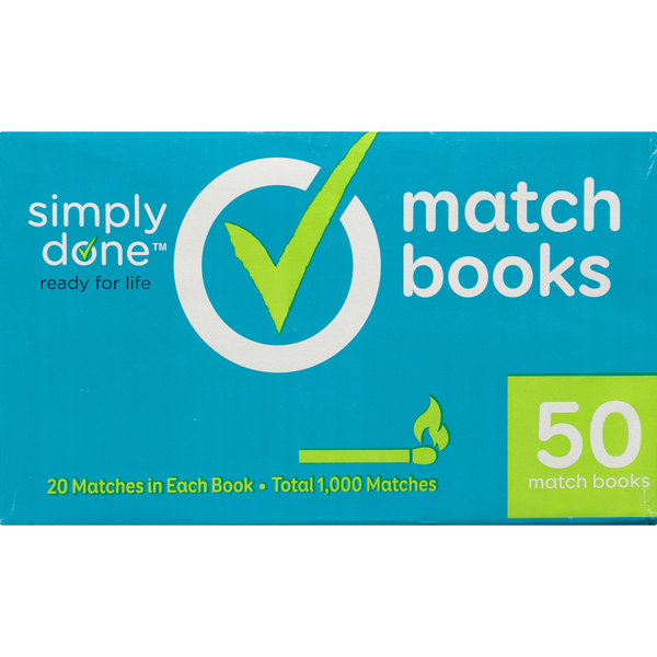 Simply Done Match Books  DestGlow