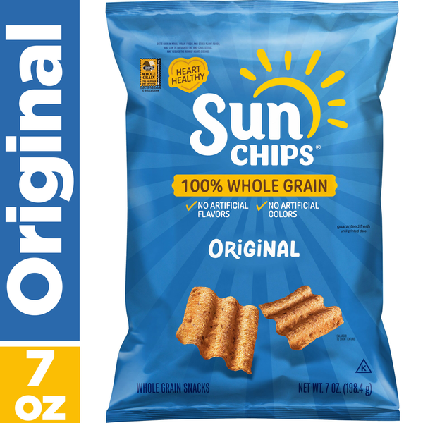 Sun Chips Whole Grain Snacks, Original  DestGlow