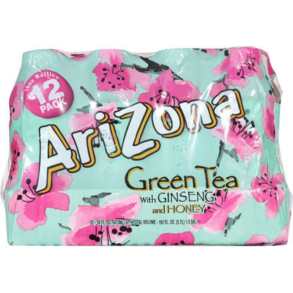 AriZona Green Tea with Ginseng and Honey, Bottles