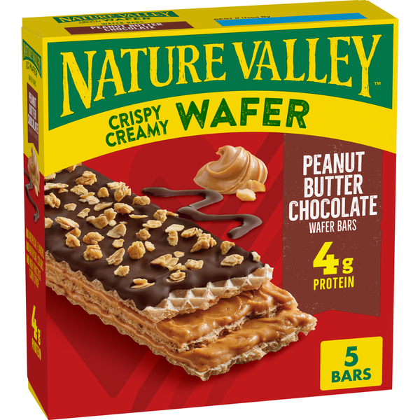 Nature Valley Peanut Butter Chocolate Crispy Creamy Wafer Bars  DestGlow
