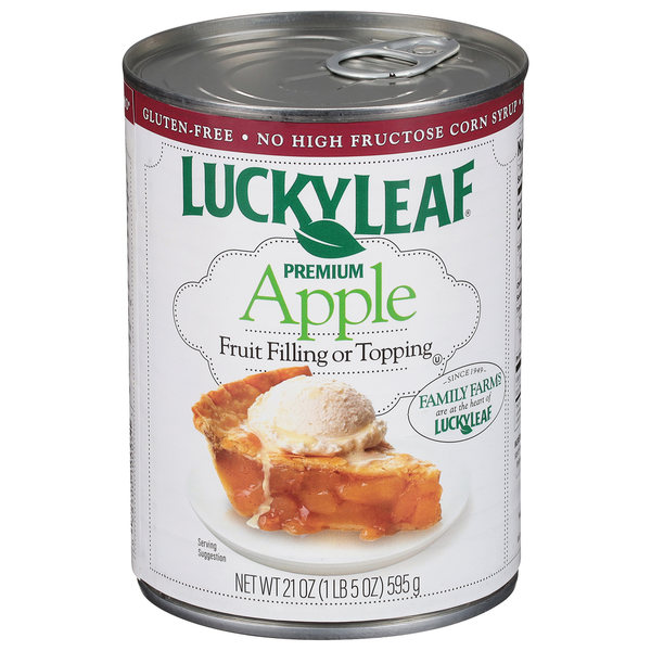 Lucky Leaf Fruit Filling or Topping, Premium, Apple  DestGlow