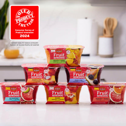 Del Monte Fruit Refreshers Grapefruit &amp; Oranges in Pomegranate Flavored Fruit Water Plastic Fruit Cup Snacks