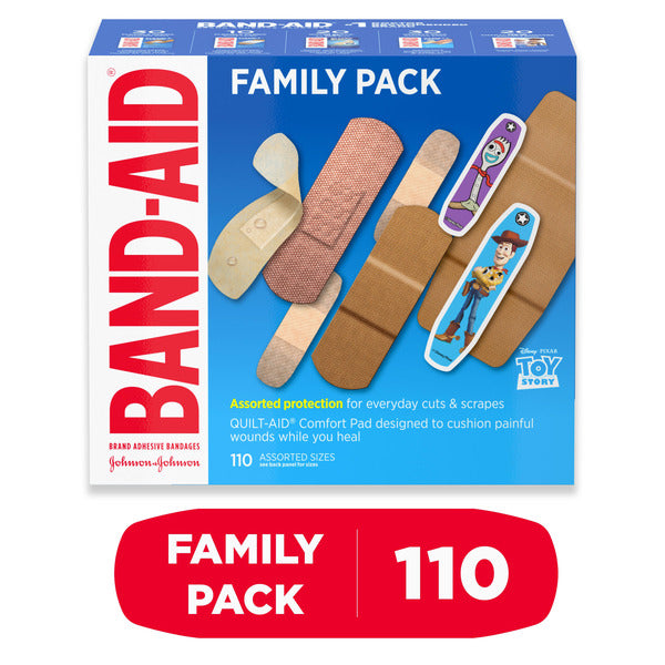 BAND-AID Adhesive Bandage Family Variety Pack, Assorted, 110 ct  DestGlow