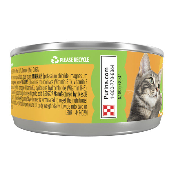 Purina Friskies Wet Cat Food Pate, Country Style Dinner  DestGlow