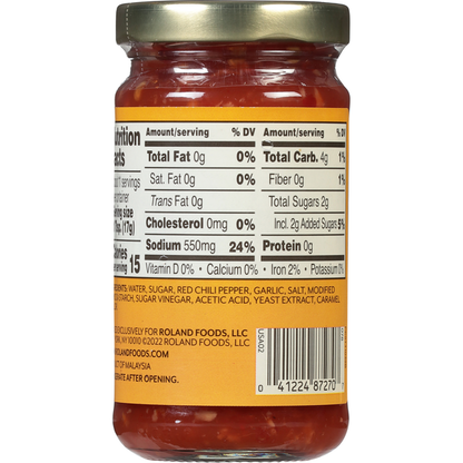 Roland Foods Chili Sauce, Garlic