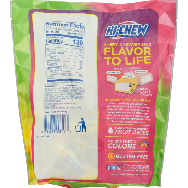 Hi-Chew Fruit Chews, Sweet &amp; Sour Mix  DestGlow