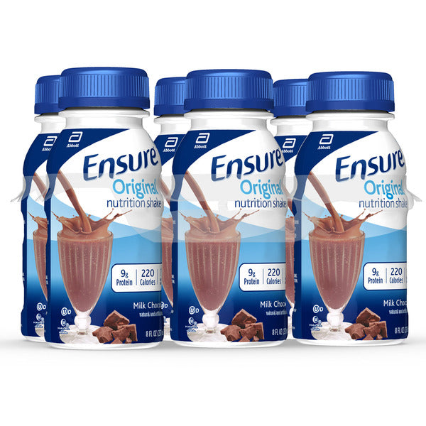 Ensure Original Nutrition Shake Milk Chocolate Ready-to-Drink Bottles  DestGlow