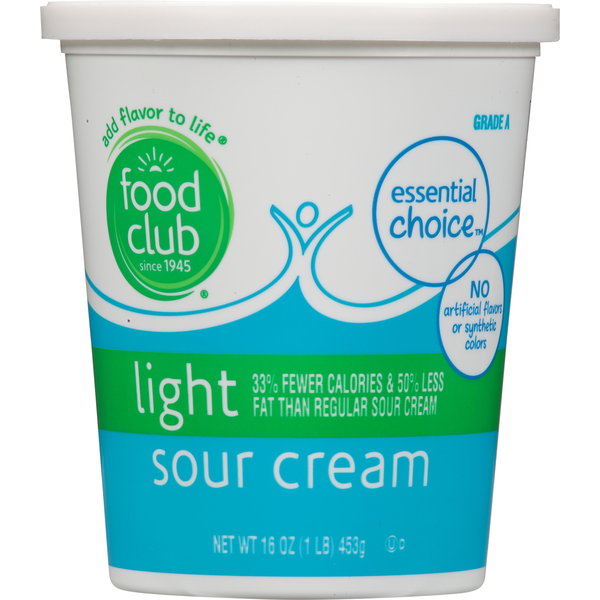 Food Club Sour Cream, Light  DestGlow