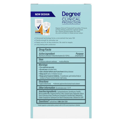 Degree Clinical Antiperspirant Deodorant Summer Strength