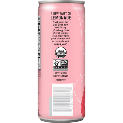 KeVita Strawberry Sparkling Lemonade with Prebiotics