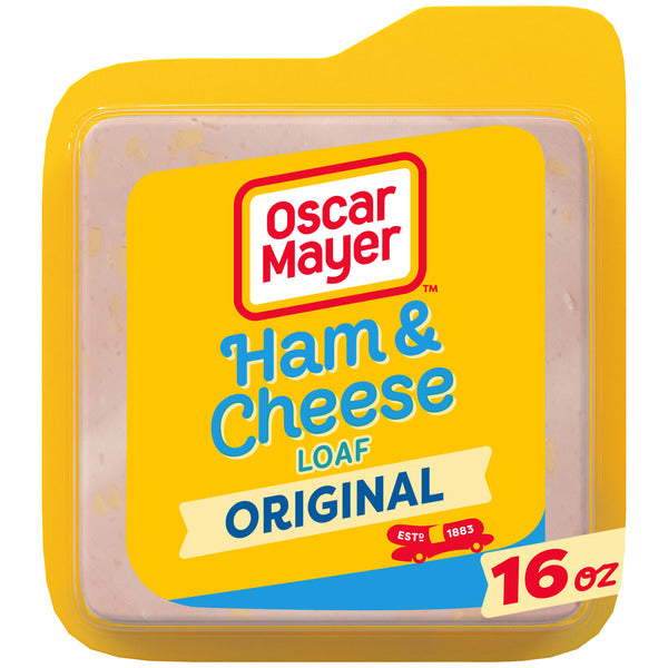 Oscar Mayer Ham &amp; Cheese Meat Loaf Deli Sandwich Lunch Meat with Real Kraft Cheese