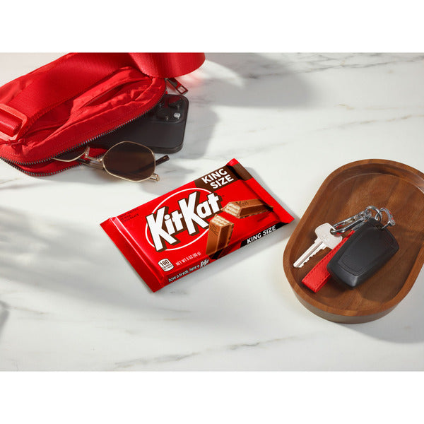 KIT KAT® Milk Chocolate Wafer King Size, Candy Bar, 3 oz  DestGlow