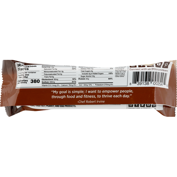 FITCRUNCH Protein Bar, Whey, Chocolate Chip Cookie Dough, Baked  DestGlow