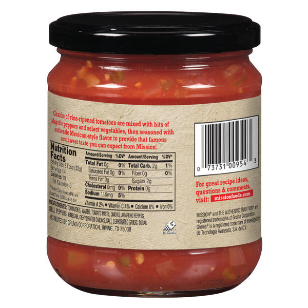 Mission Medium Chunky Salsa  DestGlow