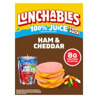 Lunchables Ham &amp; Cheddar with Capri Sun 100% Juice...
️  DestGlow