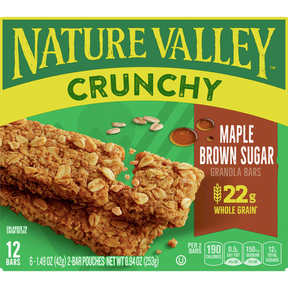 Nature Valley Maple Brown Sugar Crunchy Granola Bars