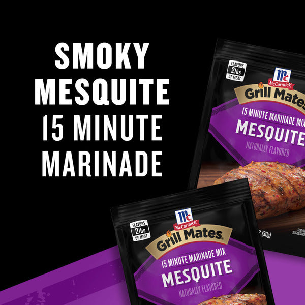 McCormick® GRILL MATES Mesquite Marinade  DestGlow