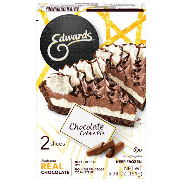 Edwards Singles Desserts Choc Crème Pie Slices  DestGlow