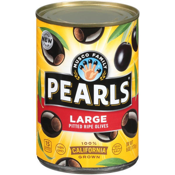 Pearls Large Pitted Ripe Olives  DestGlow