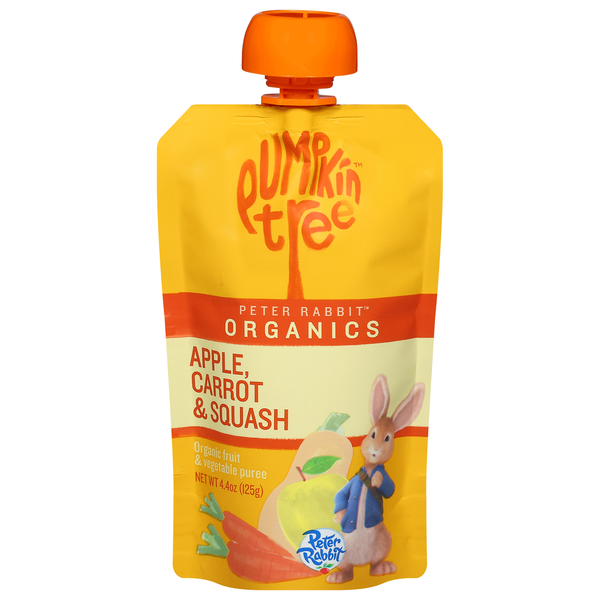 Pumpkin Tree Fruit &amp; Vegetable Puree, Organic, Apple, Carrot &amp; Squash  DestGlow