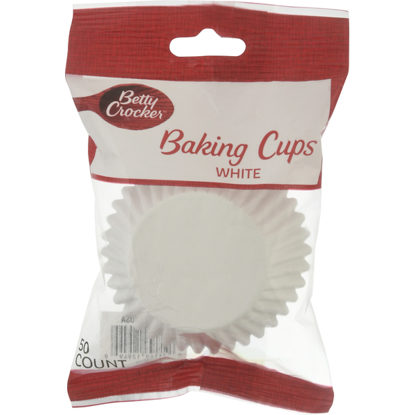 Betty Crocker Baking Cups White Standard Size  DestGlow