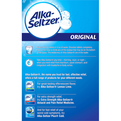 Alka-Seltzer Multi-Symptom Relief, Original, Effervescent Tablets