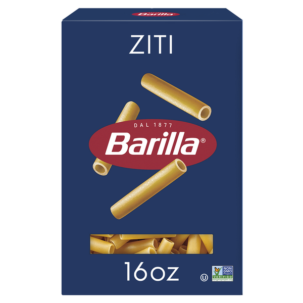 Barilla Ziti - Non-GMO Pasta Made with Durum Wheat Semolina &amp; Kosher Certified
