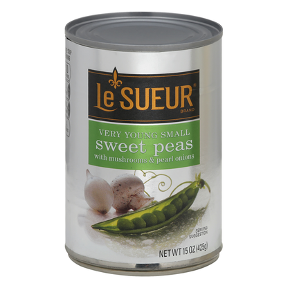 Le Sueur Very Young Small Sweet Peas with Mushrooms &amp; Pearl Onions