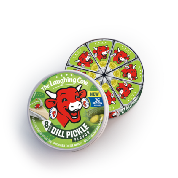 The Laughing Cow Creamy Dill Pickle Flavor Spreadable Cheese Wedges  DestGlow