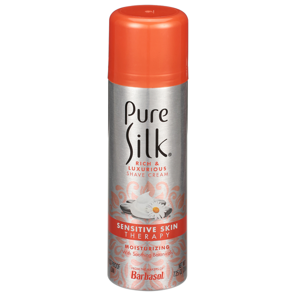 Pure Silk Shave Cream, Rich &amp; Luxurious, Sensitive Skin Therapy  DestGlow