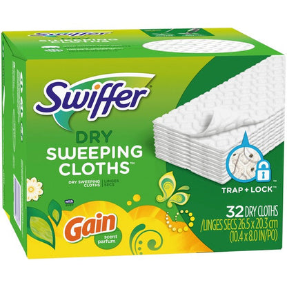 Swiffer Dry Sweeping Cloth Refills, With Gain Scent