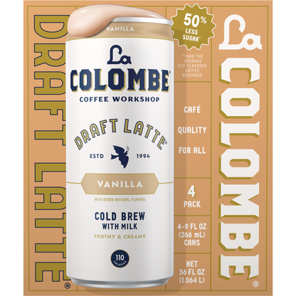 La Colombe Draft Latte Vanilla Cold Brew with Milk