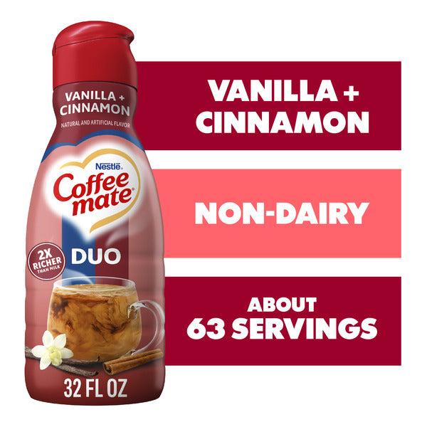 Coffee mate Cinnamon Vanilla Crme Flavored Coffee Creamer  DestGlow