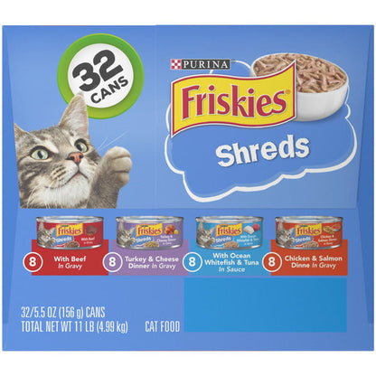 Purina Friskies Gravy Wet Cat Food , Savory Shreds