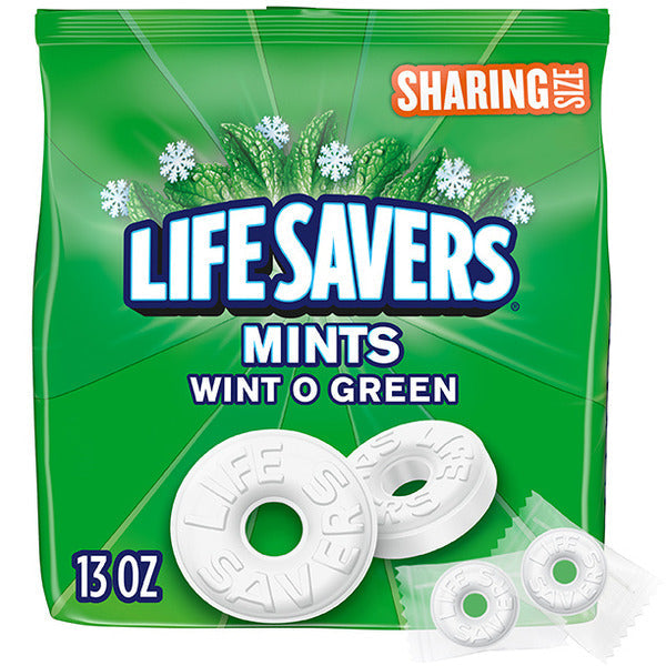 Life Savers WintOGreen Summer Candy Hard Mints Sharing Size  DestGlow