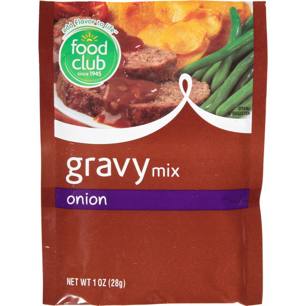 Food Club Gravy Mix, Onion  DestGlow