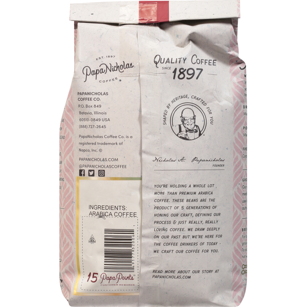PapaNicholas Coffee Coffee, Whole Bean, Medium Roast, Breakfast Blend  DestGlow