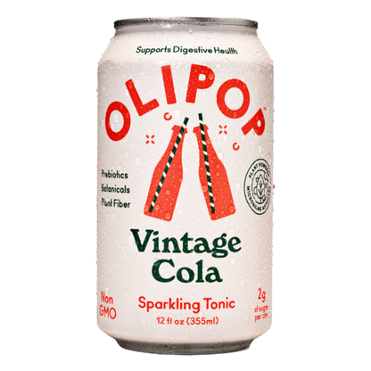OLIPOP Prebiotic Soda, Vintage Cola
