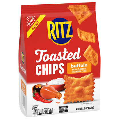 Ritz Toasted Chips Buffalo Crackers, Party Snacks 8.1 oz