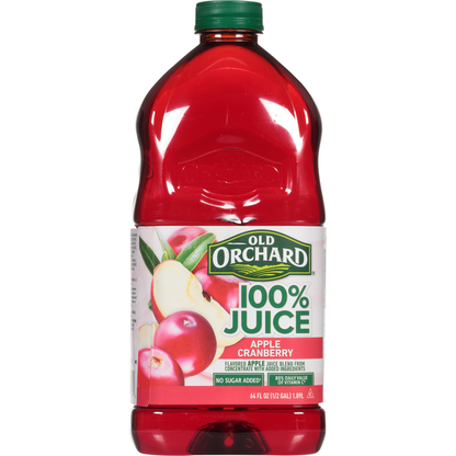Old Orchard 100% Juice, Apple Cranberry