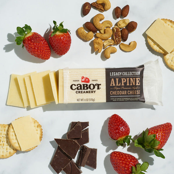Cabot Legacy Collection Alpine Cheddar Cheese Block, 6 oz  DestGlow
