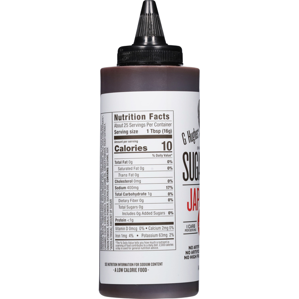 G Hughes BBQ Sauce, Sugar Free, Japanese  DestGlow