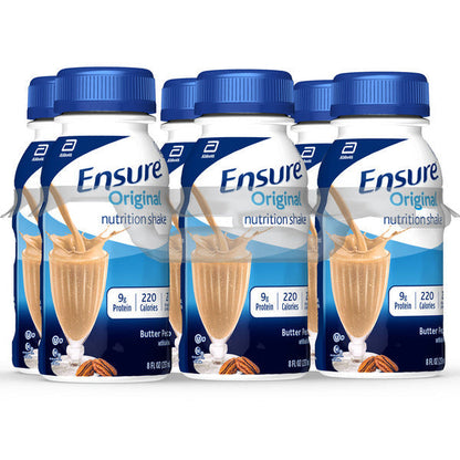 Ensure Original Nutrition Shake Butter Pecan Ready-to-Drink Bottles  DestGlow
