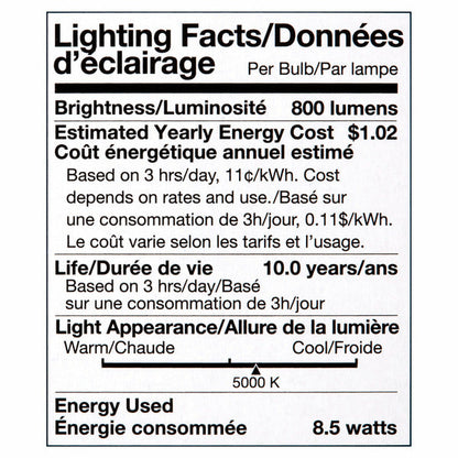 SYLVANIA 60 W Daylight Led A19 Bulbs