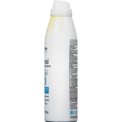 TopCare Sunscreen Continuous Spray, Mineral, Broad Spectrum SPF 30