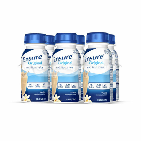 Ensure Original Nutrition Shake Vanilla Ready-to-Drink Bottles  DestGlow